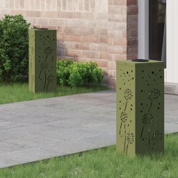 vidaXL Solar LED Pad Licht 2 st Warmwit 18 x 18 x 50 cm