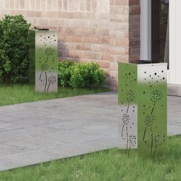 vidaXL Solar LED Pad Licht 2 st Warmwit 18 x 18 x 50 cm