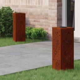 vidaXL Solar LED Pad Licht 2 st Warmwit 18 x 18 x 50 cm