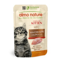 Almo Nature HFC Kitten 6 x 55 g - Met Kip
