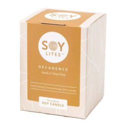 Soylites Soycandle Decadence - Vanilla & Ylangy Ylang
