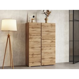 Commode ASYMI 3 deuren wotan eik