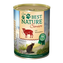 6x 400g Best Nature Kat Senior lam natvoer voor katten