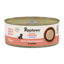 Voordeelpakket: 12x156g Applaws Puppy Taste Toppers Naturel Kipfilet nat hondenvoer