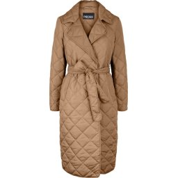 PIECES - Maat XS - PCKRANCISKA QUILTED COAT KAC Dames Gequilte jas