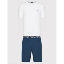 Emporio Armani Maat M Endurance Mannen Shortama - White/Abyss
