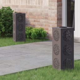 vidaXL Solar LED Pad Licht 2 st Warmwit 18 x 18 x 50 cm