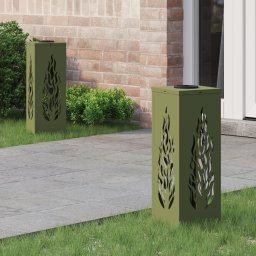 vidaXL Solar LED Pad Licht 2 st Warmwit 18 x 18 x 50 cm