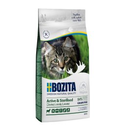 10kg Grainfree Active & Sterilised Lam Bozita Kattenvoer