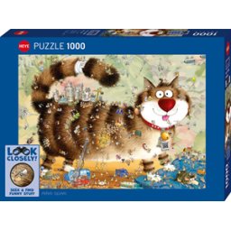 Look Closely! - At the Cat Puzzel (1000 stukjes)