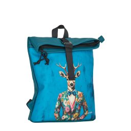 Mart Art Los Angeles Dressed Deer Rolltop Backpack Mini