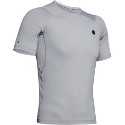 Under Armour - Maat XL - Rush HG Compression SS Heren Sportshirt Mod Gray