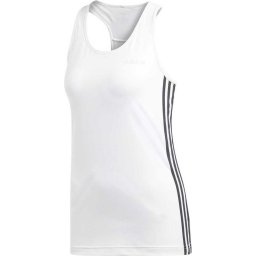 adidas - Maat L Tank Dames Sporttop - White/Black