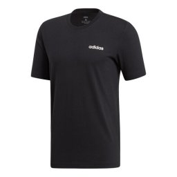adidas - Maat L Essentials Plain Tee Heren Sportshirt - Black/White