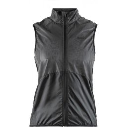 Craft - Maat S Glow Vest Fietsjack - Dames - Black/Zwart