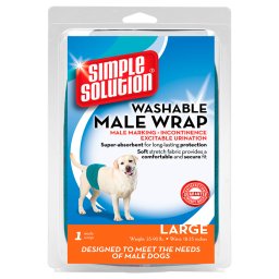Simple Solution Wasbare Hondenluier - Maat L, 1 Stuk - wrap voor reuen