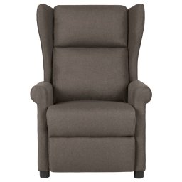vidaXL Massagestoel stof bruin