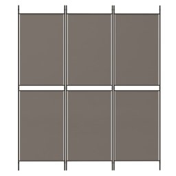 vidaXL Kamerscherm met 3 panelen 150x200 cm stof antracietkleurig