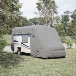 vidaXL Camperhoezen 610x235x275 cm vliesvlies grijs