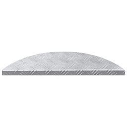 vidaXL Trap Tread 10 pcs Zilver 60 x 18 x 2,5 cm Aluminium