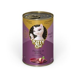 Voordeelpakket: 24x400g Kitty Cat Adult Pate Fazant & Eend natvoer voor katten