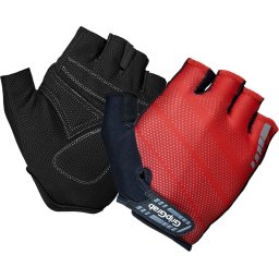 GripGrab - Maat S - Rouleur Padded Korte Vinger Zomer Fietshandschoenen - Rood - Unisex