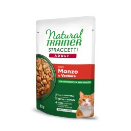 Voordeelverpakking Natural Trainer strips in saus 44 x 85 g - Rund