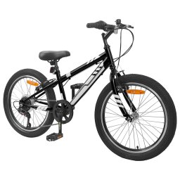 vidaXL Mountainbike 20 Inch 6-Snelheid voor 5-8 jaar oud Zwart
