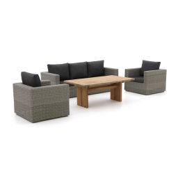 + 15% kassakorting | Intenso Carpino/ROUGH-L dining loungeset 4-delig - Laagste prijsgarantie!