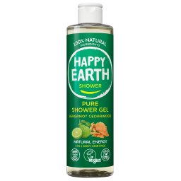 Happy Earth Pure Shower Gel Bergamot Cedarwood