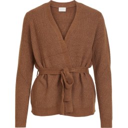 VILA - Maat XL - VIRIL BELT L/S KNIT CARDIGAN Dames Vest