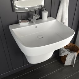 vidaXL Wasbak Wit 50 x 45 x 41 cm Geglazuurd Keramiek