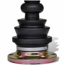 vidaXL As Set Zwart Metaal