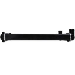 vidaXL Waterkoeler Zwart Metaal