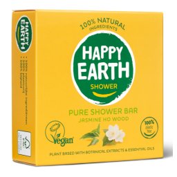 Happy Earth Pure Shower Bar Jasmine Ho Wood