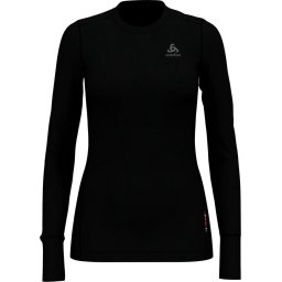 ODLO Maat L Bl Top Crew Neck L/S Natural 100% Merino Warm Thermoshirt Dames