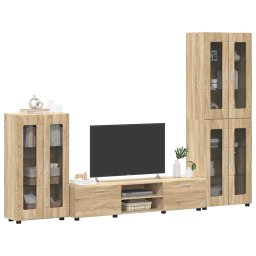 vidaXL Tv-meubelset FLORIN 3 st 150 x 39 x 30 cm Sonoma Eiken