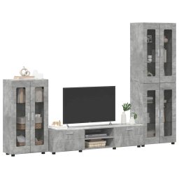 vidaXL Tv-meubelset FLORIN 3 st 150 x 39 x 30 cm Beton Grijs
