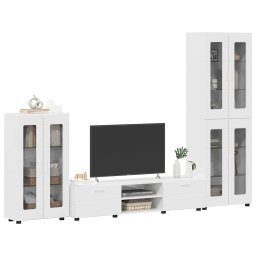 vidaXL Tv-meubelset FLORIN 3 st 150 x 39 x 30 cm Hoogglans wit