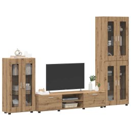 vidaXL Tv-meubelset FLORIN 3 st 150 x 39 x 30 cm Artisan Eiken