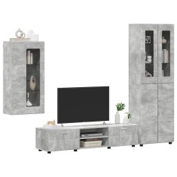 vidaXL Tv-meubelset FLORIN 3 st 150 x 39 x 30 cm Beton Grijs