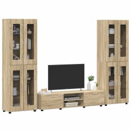 vidaXL Tv-meubelset FLORIN 3 st 150 x 39 x 30 cm Sonoma Eiken