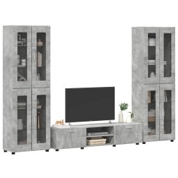vidaXL Tv-meubelset FLORIN 3 st 150 x 39 x 30 cm Beton Grijs