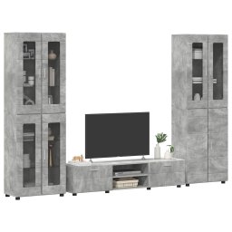 vidaXL Tv-meubelset FLORIN 3 st 150 x 39 x 30 cm Beton Grijs