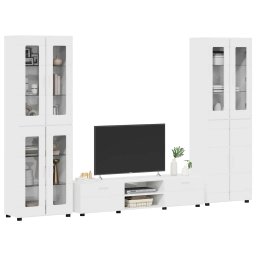 vidaXL Tv-meubelset FLORIN 3 st 150 x 39 x 30 cm Hoogglans wit