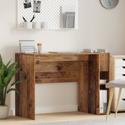 vidaXL Bureau Oudhout Bewerkt hout 109 x 50 x 78 cm