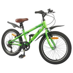 vidaXL Kinderfiets 20 Inch 6-Snelheid voor 6-11 jaar oud Groen