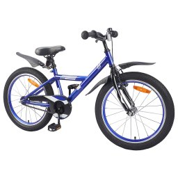 vidaXL Kinderfiets 20 Inch voor 6-11 jaar oud Donkerblauw