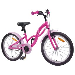vidaXL Kinderfiets 20 Inch voor 6-11 jaar oud Donkerroze