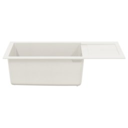 vidaXL Wasbak Wit 780 x 500 mm 80% Kwarts en 20% Hars